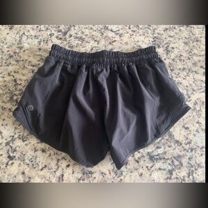 Black Lululemon Shorts Size 2 with 4 inch inseam
